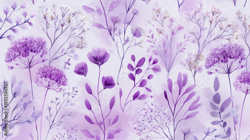 Cute Flower Illustration Pattern Background Wallpaper