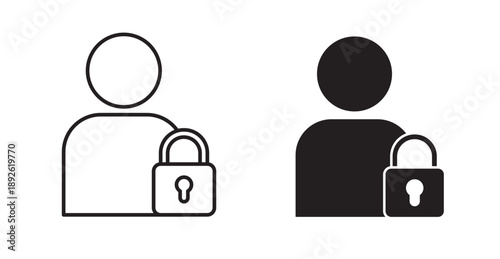 secure user icon