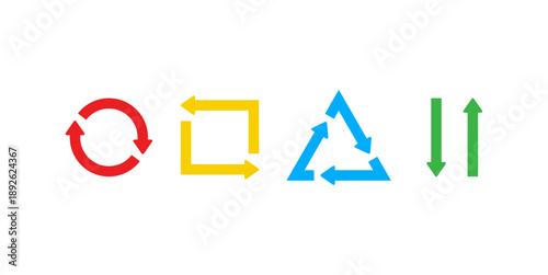 modern, simple arrow logo design