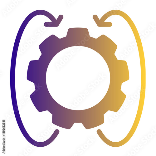 Fundamental redesign of processes to achieve dramatic performance improvements (Solid Gradient Style)