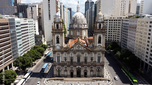 Quadro su tela Candelaria Church In Rio De Janeiro Brazil