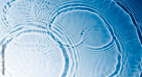 water surface ripples, abstract blue background