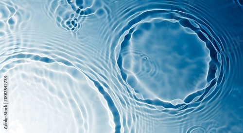 ripples in water, abstract blue background