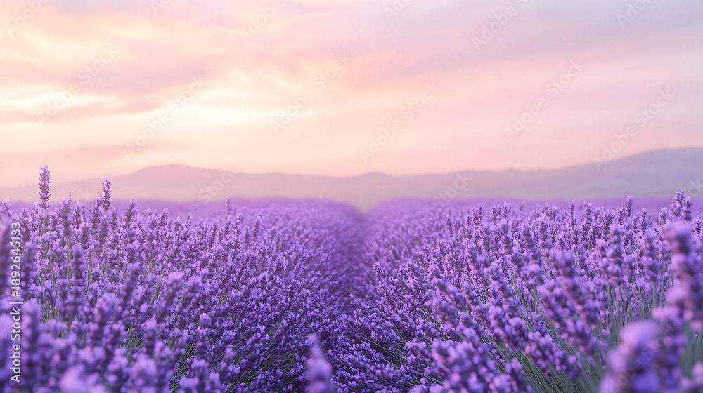 Obraz premium lavender field in provence france