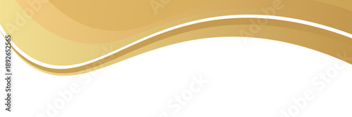 gold wave curve, golden wave corner shape for element, stripes ribbon golden graphic, striped gold. vector Eps 10