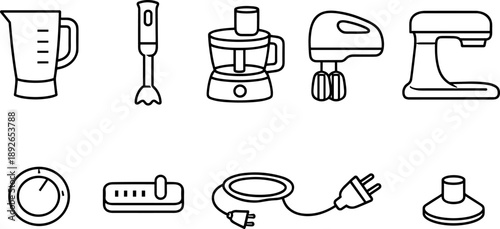 Collection of six different black silhouette dog chew toys on a white background