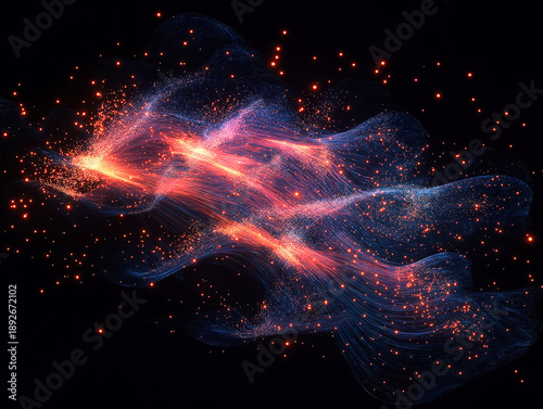 Radiant Fireworks Lighting Up the Evening Sky