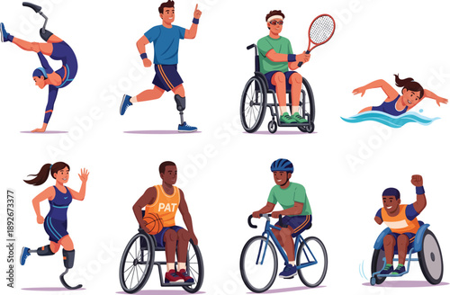 Paralympic Sports Team: Athletes with Disabilities Excelling in Various Disciplines