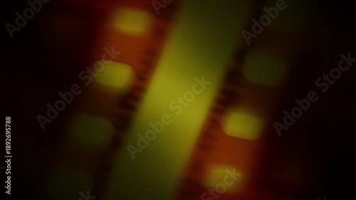 Strip Film Transition, Abstract Dark Frames with Subtle Neon Glow and Motion, perfect for sci-fi mystery, tech intros, and dark futuristic overlays.