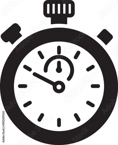 Time and clock icons. Set of black clock, stopwatch, timer, watch icon. Fast time icon vector simple design, speed time vector icons set 