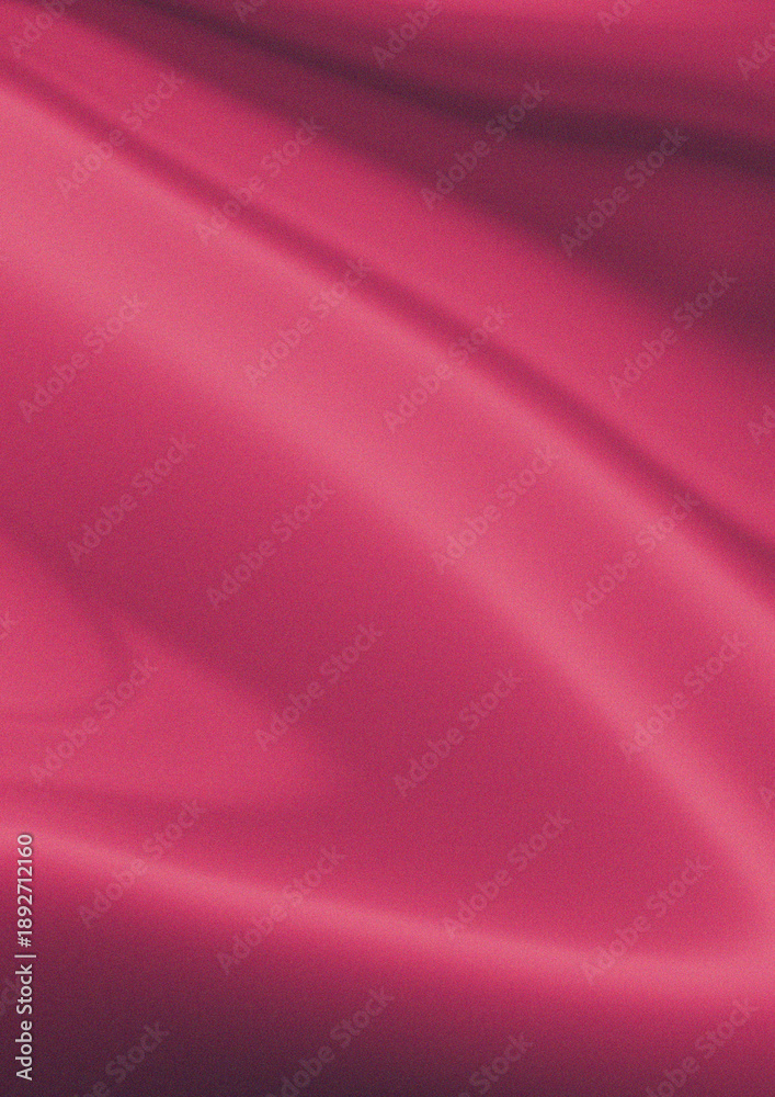 Fototapeta premium Magenta silk fabric texture background, elegant pink satin wavy cloth material, luxurious draped textile surface for fashion and beauty design