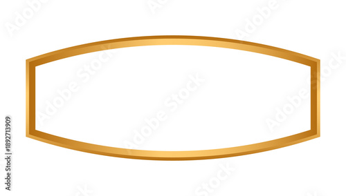 Luxury golden arabic islamic text box title frame border set with ornamental illustration