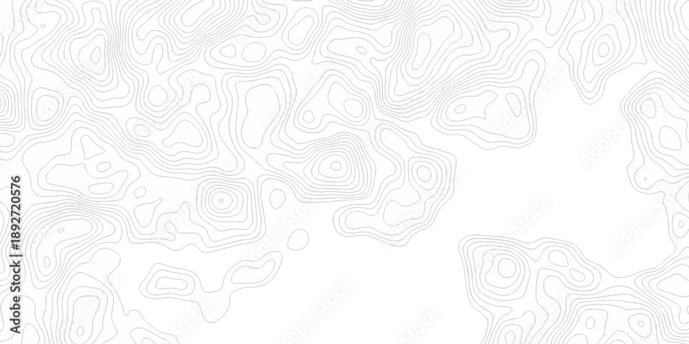 Obraz premium Black and white lines seamless Topographic map patterns, topography line map. Vintage outdoors style. The stylized height of the topographic map contour in lines and contours isolated on transparent.