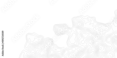 Black and white lines seamless Topographic map patterns, topography line map. Vintage outdoors style. The stylized height of the topographic map contour in lines and contours isolated on transparent.