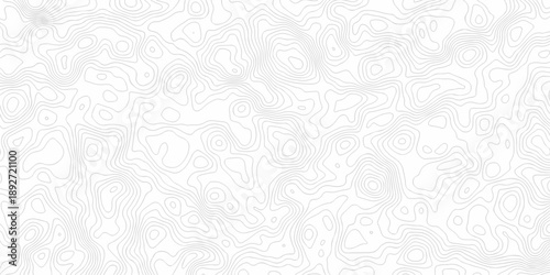 Black and white lines seamless Topographic map patterns, topography line map. Vintage outdoors style. The stylized height of the topographic map contour in lines and contours isolated on transparent.