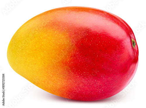 Εκτύπωση καμβά Fresh red mango Mango isolated on transparent background
