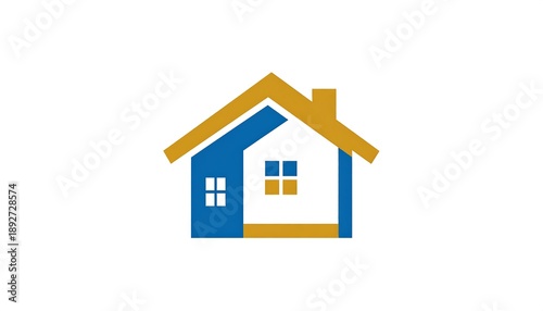 Modern Home Logo Design - Real Estate and Construction Branding.