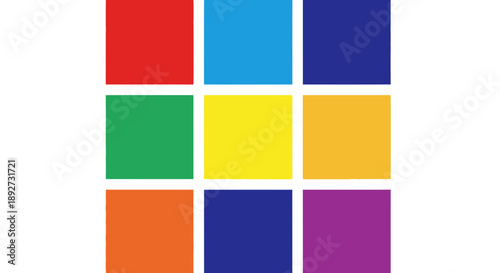 Colorful Squares Grid