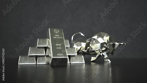 4k Video Silver Bars 5000g Bull. ProRes 4444.