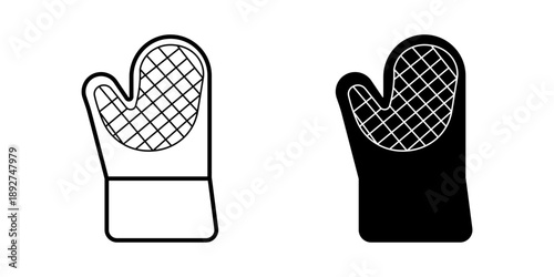 graphic gloves vector icon illustration