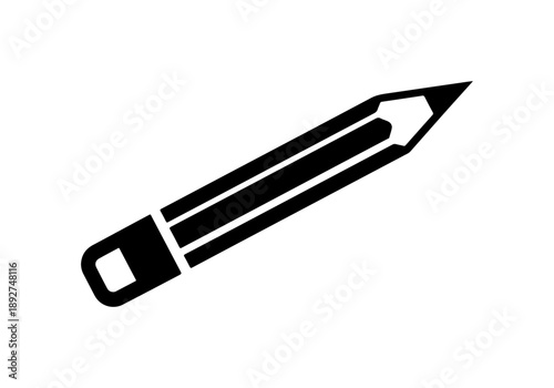 Minimalist Pencil Vector Silhouette