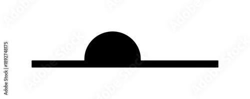 Silhouette Sunrise Vector Illustration