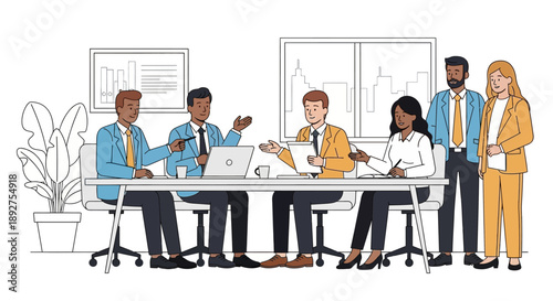 Diverse Business Team Meeting Discussion.