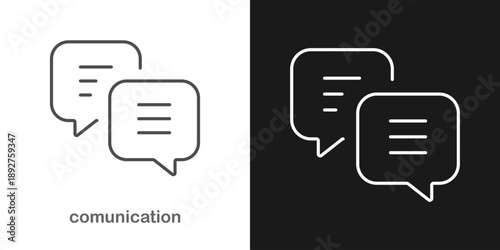 Speech Bubble Icon, Communication, Chat, Messaging, Conversation