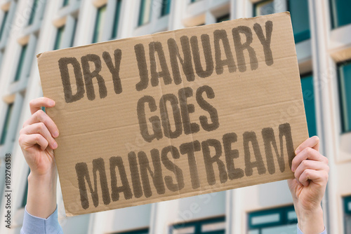 Wallpaper Mural "Dry January Goes Mainstream" Month without drinking spreads. DRY. JANUARY. ABSTINENCE. MONTH. CHALLENGE. Torontodigital.ca