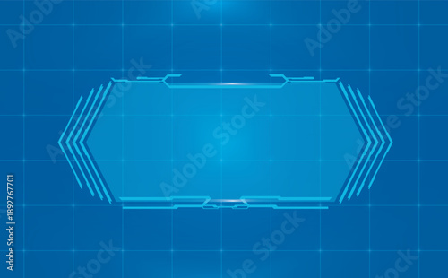 Minimal Futuristic HUD Lower Third Interface