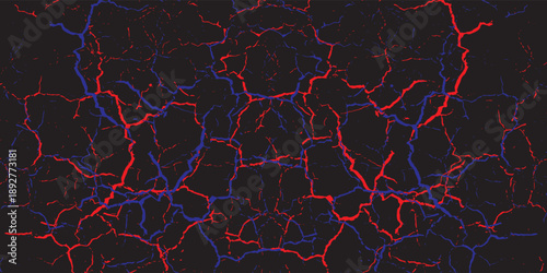 Blue abstract background with rough textured surface and expressive modern artistic pattern