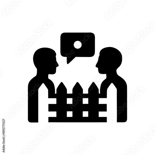 Respectful Neighborly Communication Icon