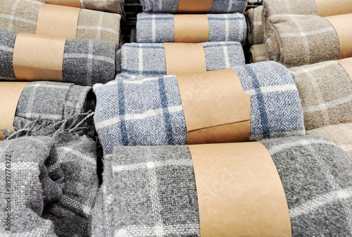 Canvastavla Mobile photo rolled plaid blankets