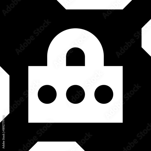 Secure Password Padlock Icon