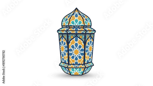 Ramadan Lantern Ornate Islamic Decoration.