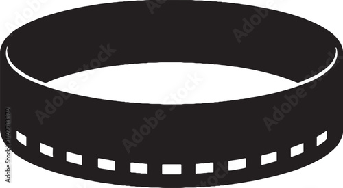 Camping Fire Pit Ring Silhouette