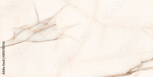 Konstfotografi Luxury ivory marble stone texture with brown veins.
