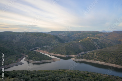 Wallpaper Mural Monfrague Tagus reservoir panorama Torontodigital.ca