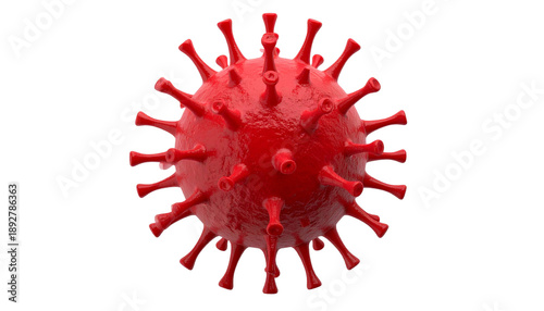 Microscopic enlargement of virus transparent in 3D - floating cell in body -covid, influenza, sars, corona, hiv, mers, cholera, variola, measles - disease organisms