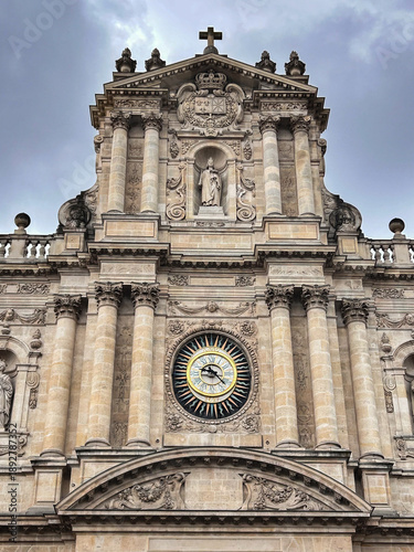 The Eglise Saint-Paul-Saint-Louis is a church built in the mid-17th century on rue Saint-Antoine in the Marais quarter of Paris, France. It's the first church in Paris to use the new Baroque style.