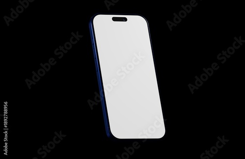 Stylish smartphone with bla...