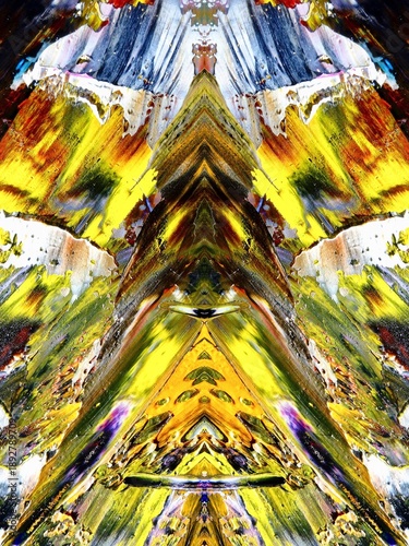 Abstract art background . Hand painting artwork on canvas .