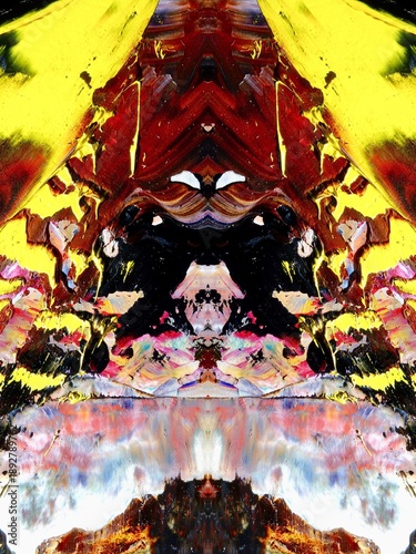 Abstract art background . Hand painting artwork on canvas .