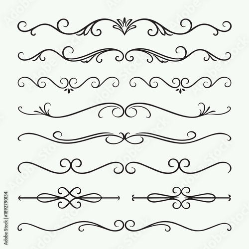 Timeless Wedding Invitation Ornament Outline