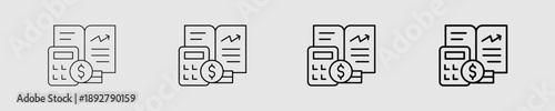 Bookeeping Different Style Icon