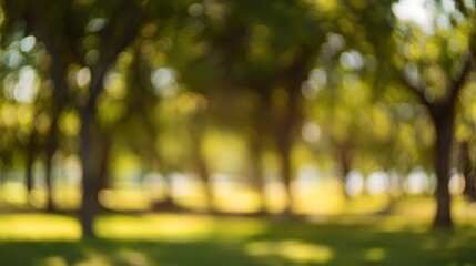 Leinwandbilder Honigfarbe Serene summer park scene gentle bokeh sunlight evokes calm airy outdoor lifestyle photography  © decorator