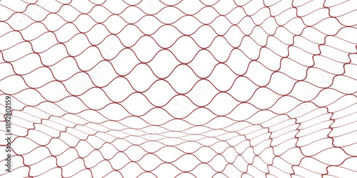 Mesh texture for fishing net. Seamless pattern for sportswear or football gates, volleyball net, basketball hoop, hockey, athletics. Abstract net background for sport. Vector
