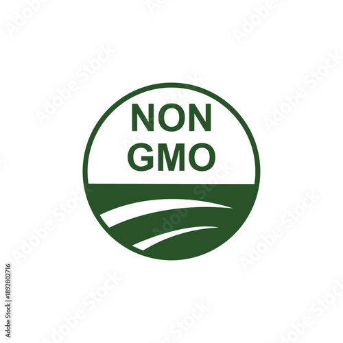 Green Non GMO logo symbolizing natural organic food products