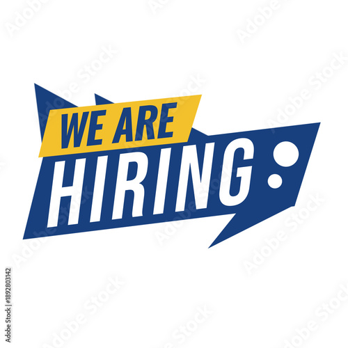 We are hiring png, career opportunity tag, professional recruitment badge, vacancy promotion graphic, transparent png file