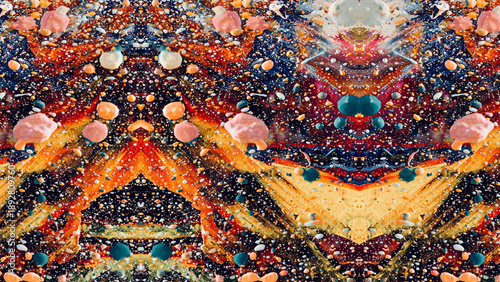 Abstract art background . Hand painting artwork on canvas .